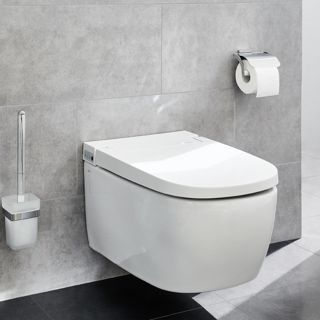 Kleine Wolke Wc rolhouder Meo zilver