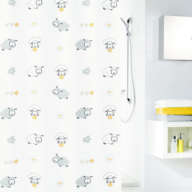 Kleine Wolke Douchegordijn Sheep Multicolour
