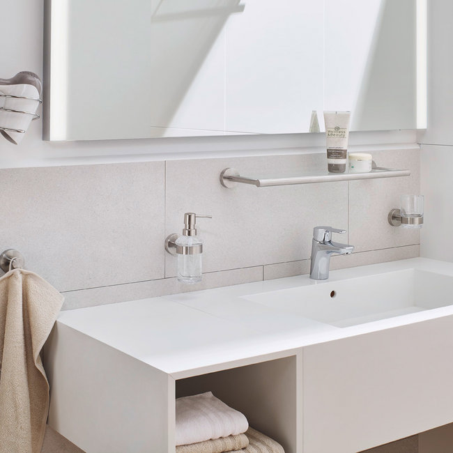 Kleine Wolke Wandhaak Allegra chroom 2st