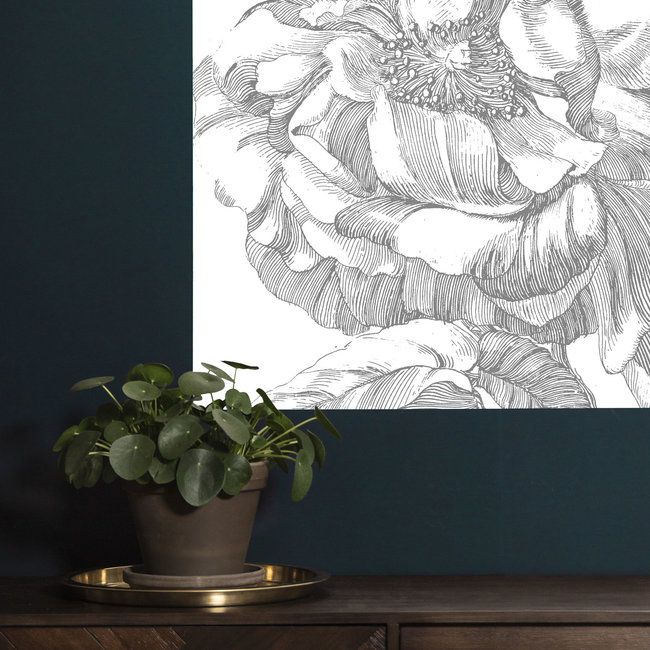 KEK panel Engraved Flowers - 142,5x180cm - PA-015