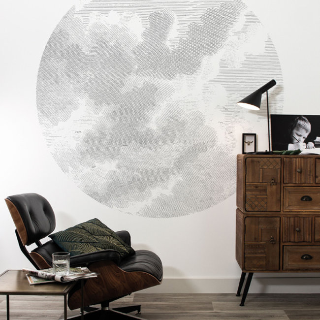 KEK circle Engraved Clouds - 190cm - CK-058