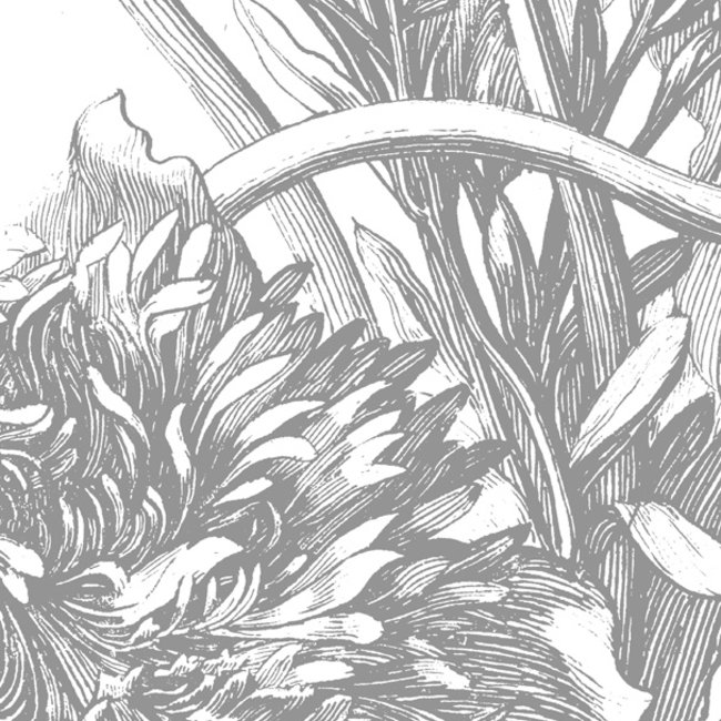 KEK circle Engraved Flowers - 190cm - CK-060