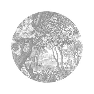 KEK circle small Engraved Landscapes