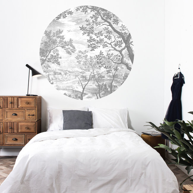 KEK circle small Engraved Landscapes - 142,5cm - SC-046