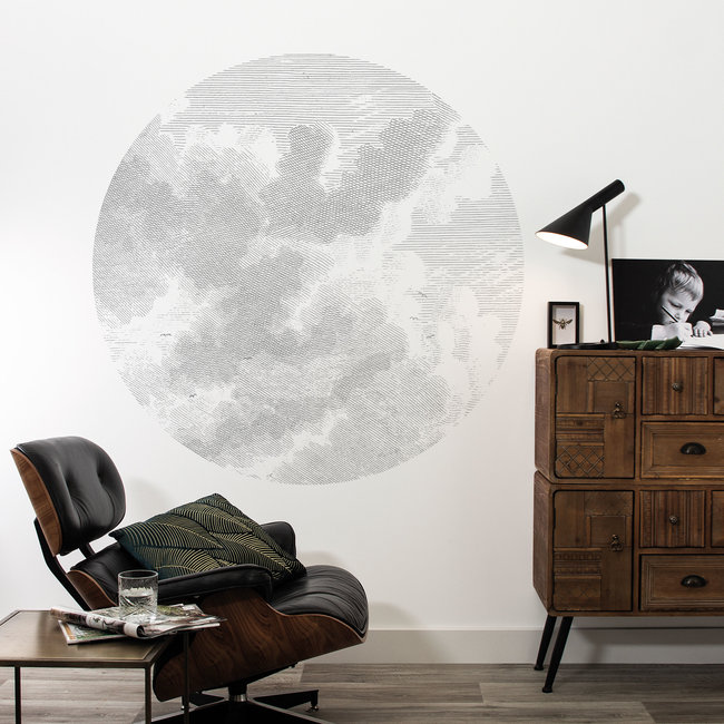 KEK circle small Engraved Clouds - 142,5cm - SC-058