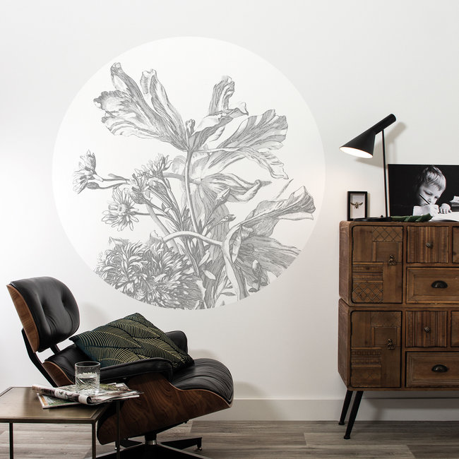 KEK circle small Engraved Flowers - 142,5cm - SC-060