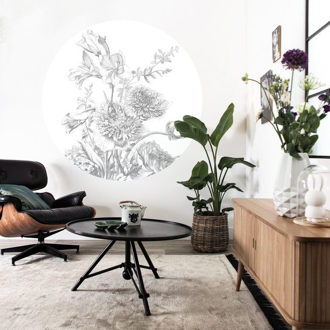 KEK circle small Engraved Flowers - 142,5cm - SC-061