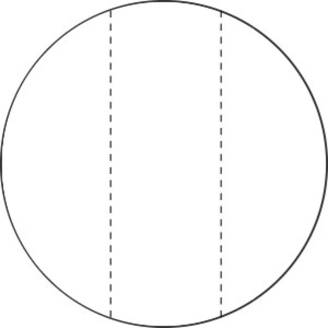 KEK circle small Tropical Landscape - 142,5cm - SC-072