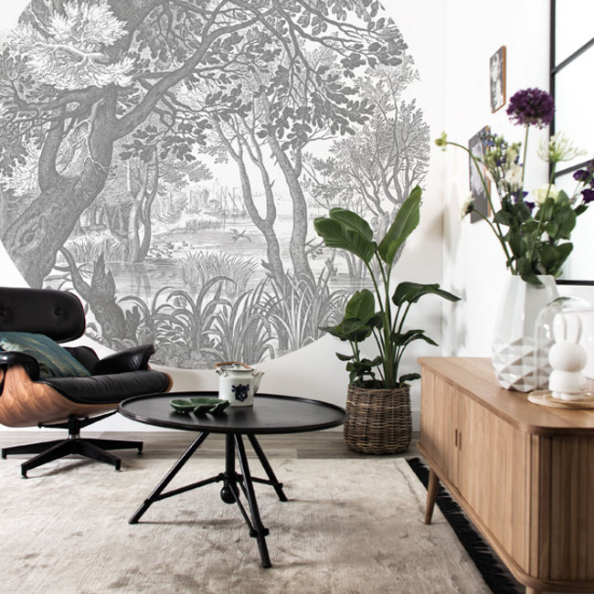 KEK circle XL Engraved Landscapes - 237,5cm - BC-044