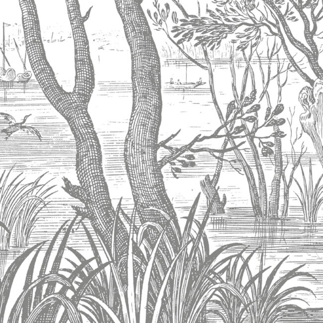 KEK circle XL Engraved Landscapes - 237,5cm - BC-044