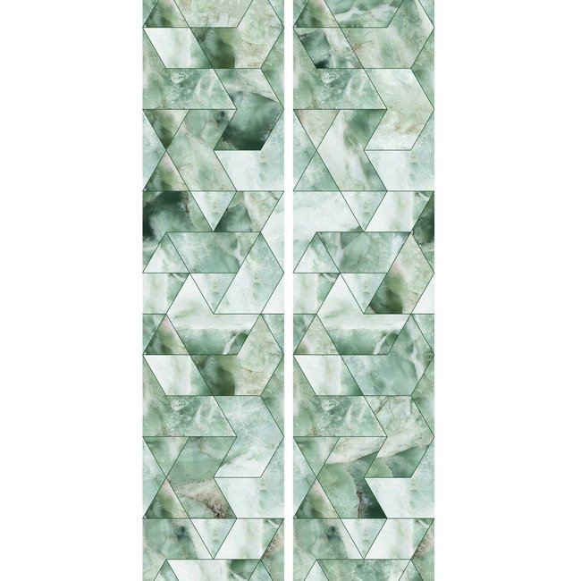 KEK Marble green 2d - 97,4x280cm - WP-577