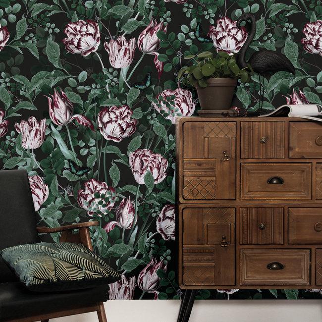 KEK Bold Botanic clay 2d - 97,4x280cm - WP-709