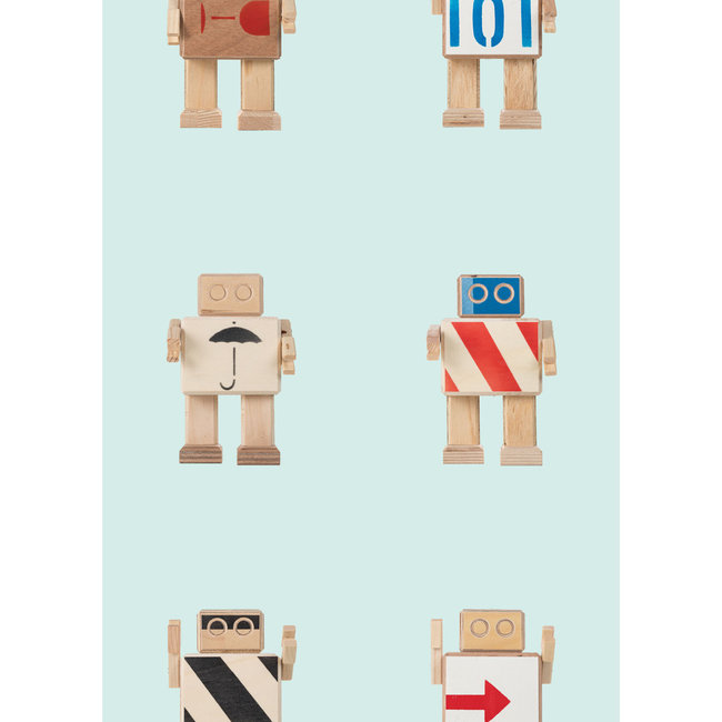 KEK Rijkswachters l.blauw 2d - 97,4x280cm - WP-408