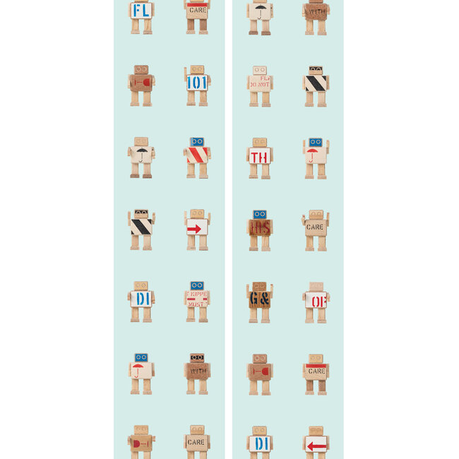 KEK Rijkswachters l.blauw 2d - 97,4x280cm - WP-408