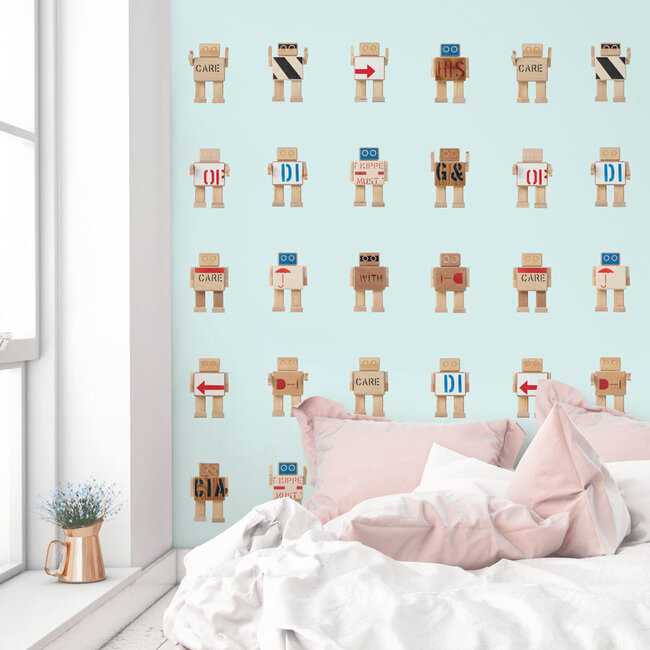 KEK Rijkswachters l.blauw 2d - 97,4x280cm - WP-408