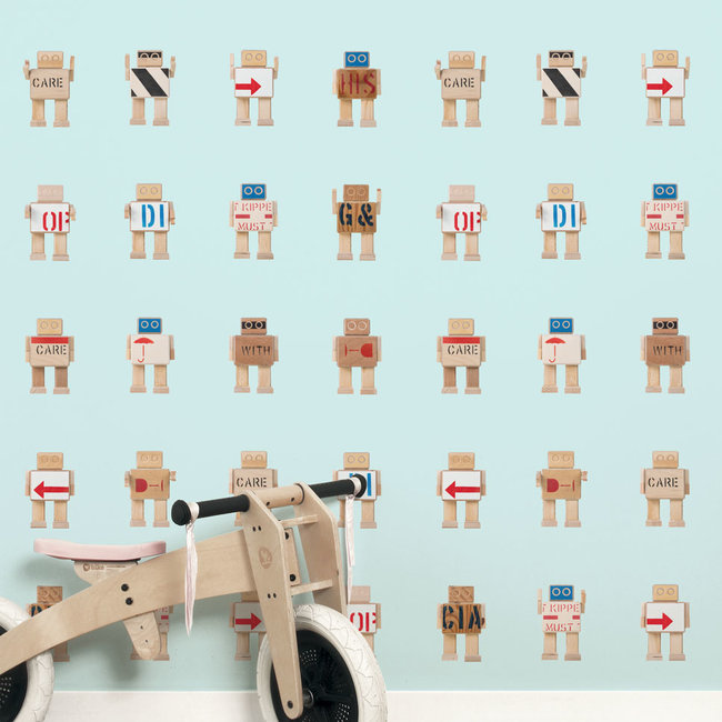 KEK Rijkswachters l.blauw 2d - 97,4x280cm - WP-408