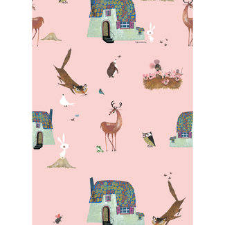 KEK Forest Animals roze 2d