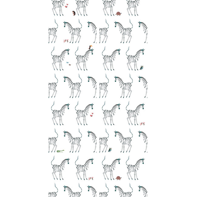 KEK Zebra wit 2d - 97,4x280cm - WP-124