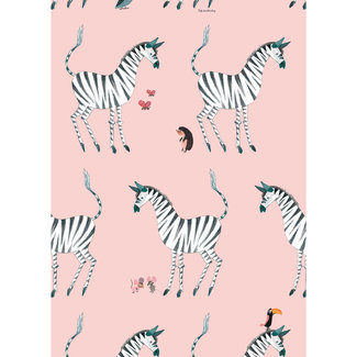 KEK Zebra roze 2d