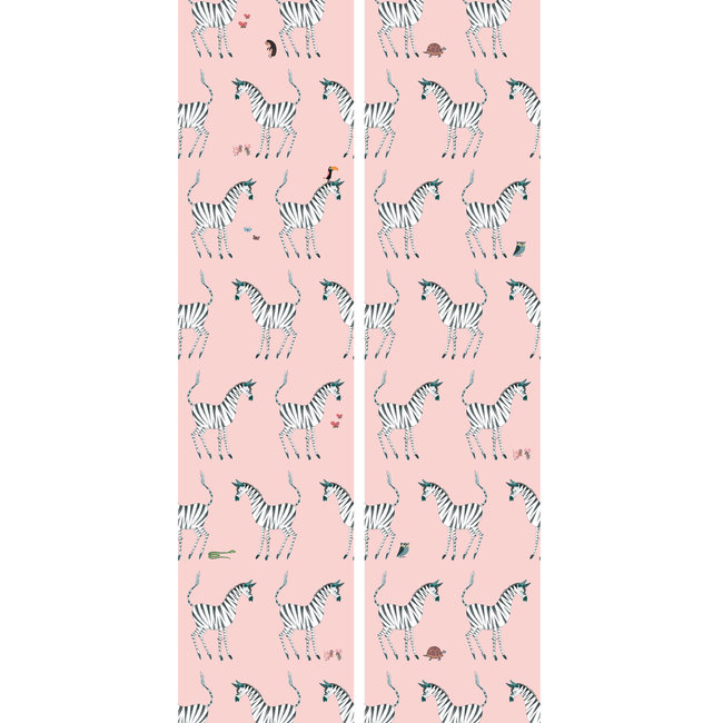 KEK Zebra roze 2d - 97,4x280cm - WP-125