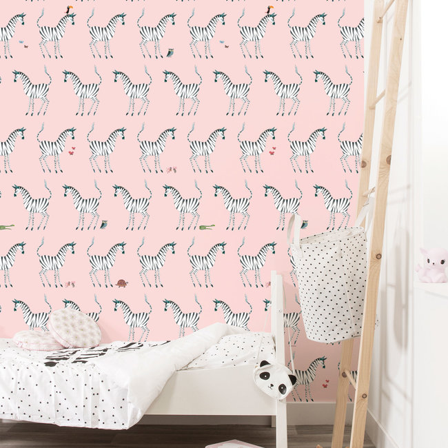 KEK Zebra roze 2d - 97,4x280cm - WP-125