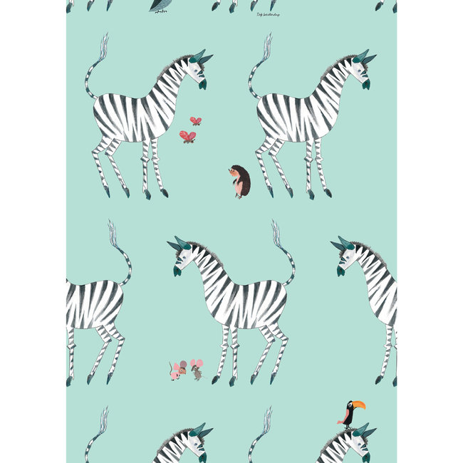 KEK Zebra mint 2d - 97,4x280cm - WP-128