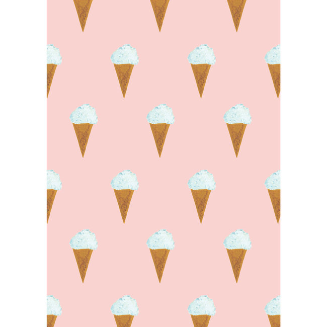 KEK Ice cream roze 2d - 97,4x280cm - WP-129