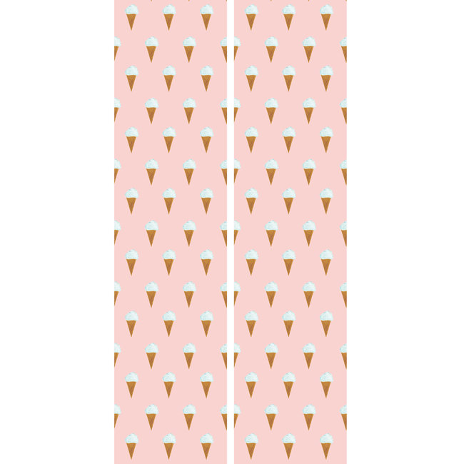KEK Ice cream roze 2d - 97,4x280cm - WP-129