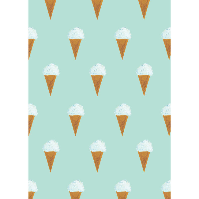 KEK Ice cream mint 2d - 97,4x280cm - WP-131