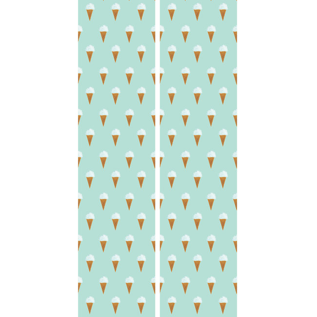 KEK Ice cream mint 2d - 97,4x280cm - WP-131
