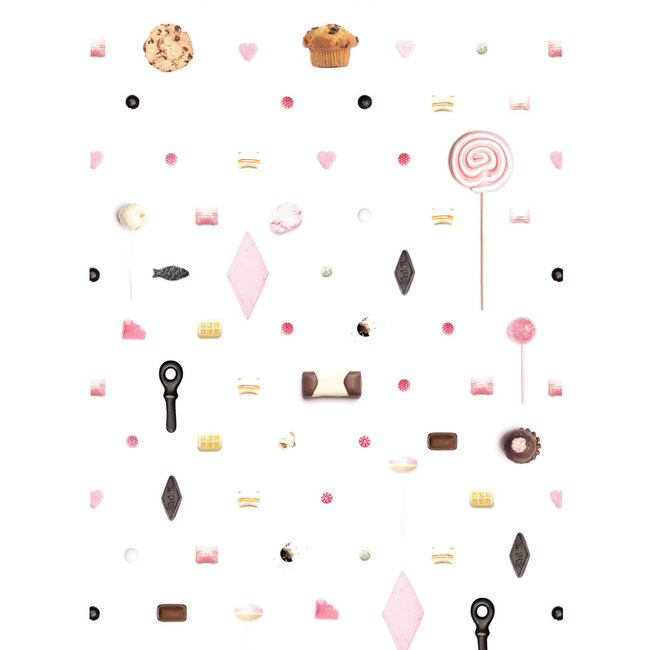 KEK mixed candy 3d - 146,1x280cm - WP-087