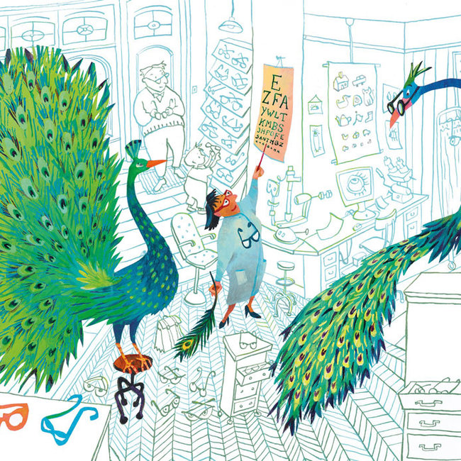 KEK Green peacocks 8d - 389,6x280cm - WS-085