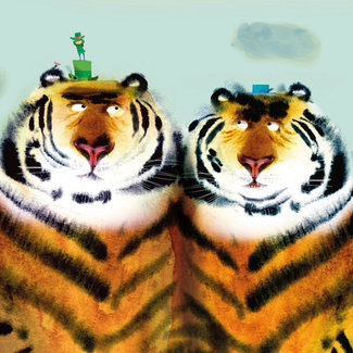 KEK Two tigers 8d