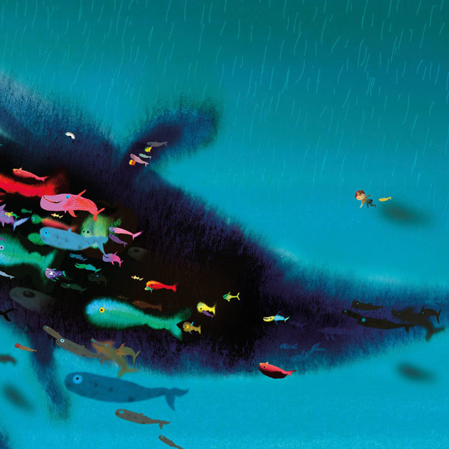 KEK Swimming with whale 8d - 389,6x280cm - WS-097