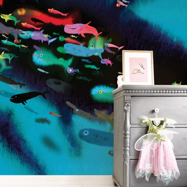 KEK Swimming with whale 8d - 389,6x280cm - WS-097