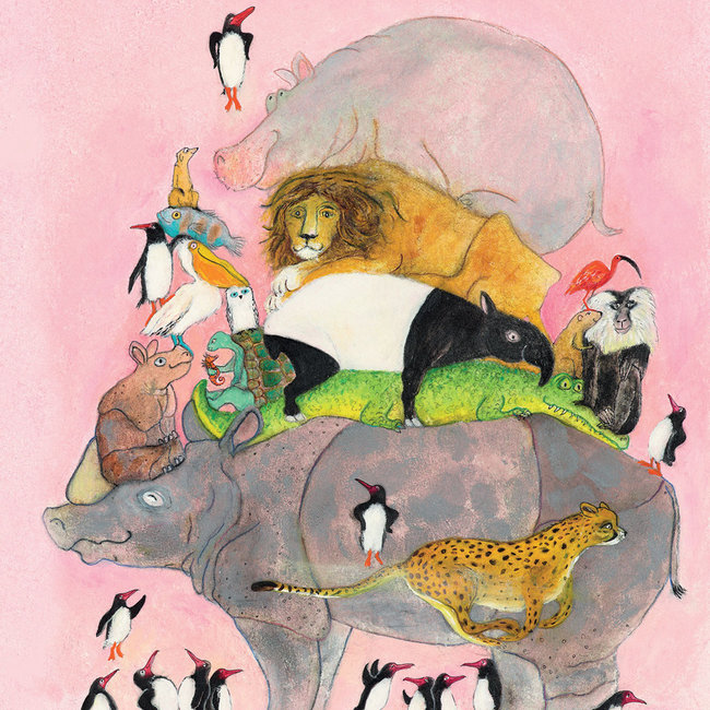 KEK Jumping Penguins 5d - 243,5x280cm - WS-001