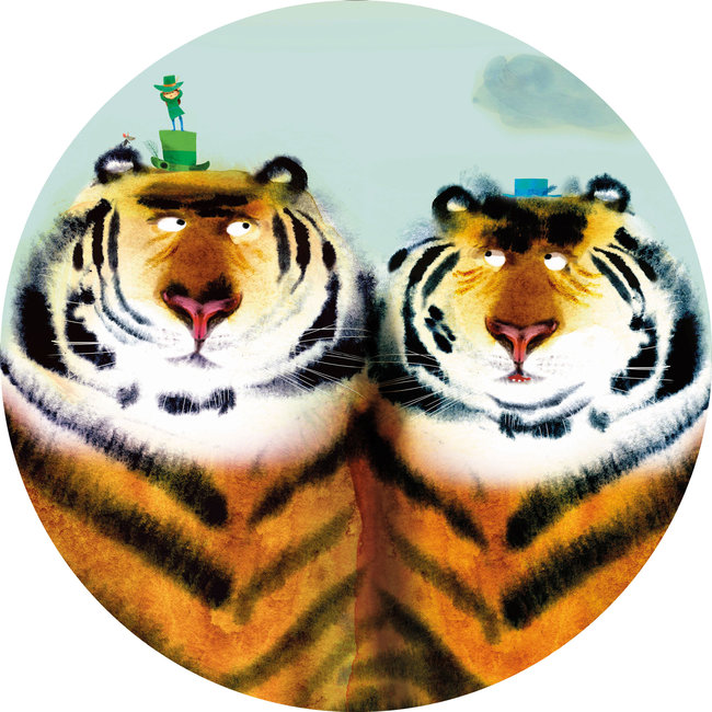 KEK circle Two Tigers - 190cm - CK-041