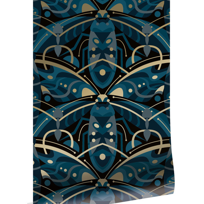 Kek Gold Beetle blue 50cmx10m - 10mx50cm - MW-001