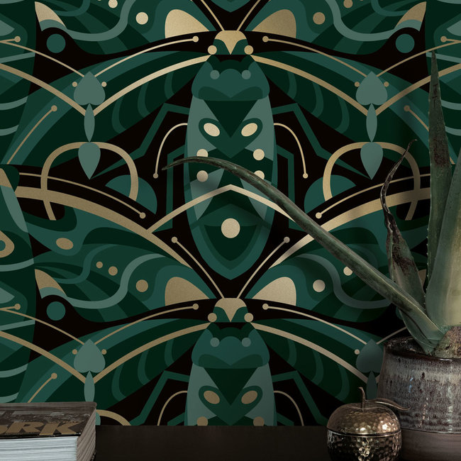 Kek Gold Beetle green 50cmx10m - 10mx50cm - MW-002