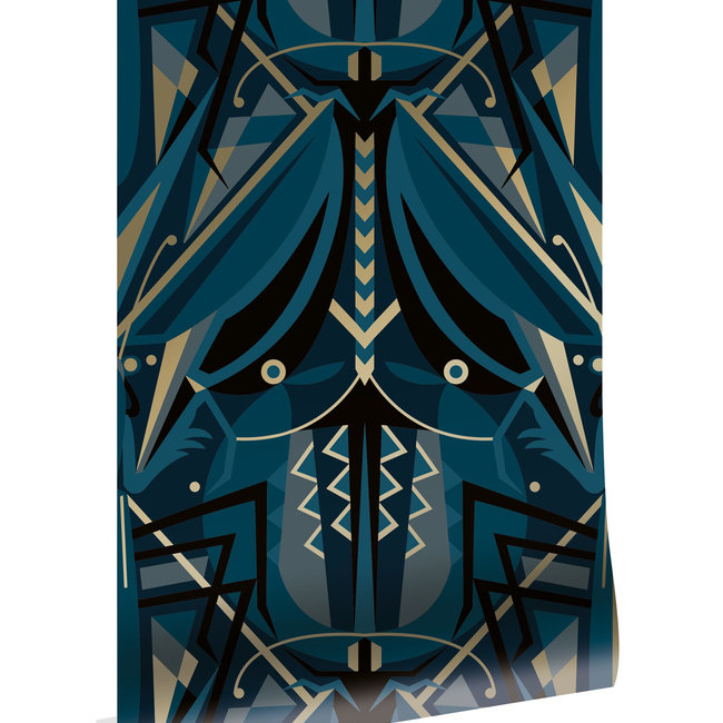 Kek Gold Grasshopper blue 50cmx10m - 10mx50cm - MW-004