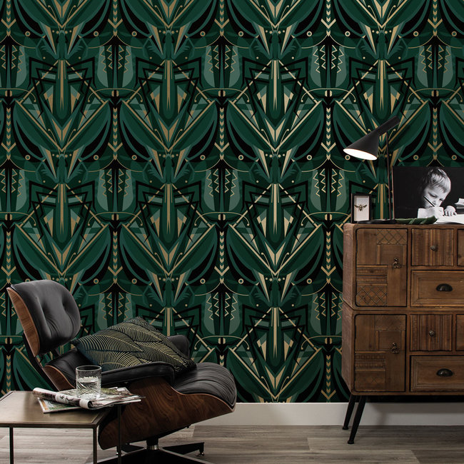 Kek Gold Grasshopper green 50cmx10m - 10mx50cm - MW-005