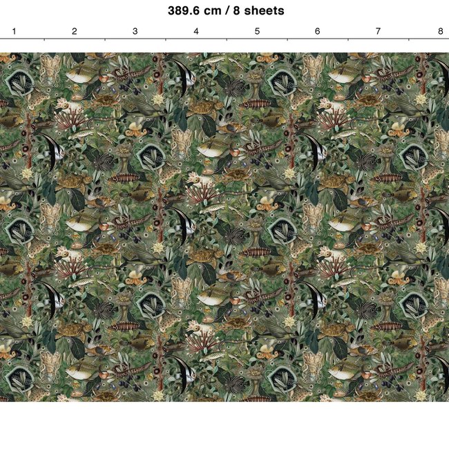 KEK Amsterdam Wallmural Underwater Jungle - div.afm.