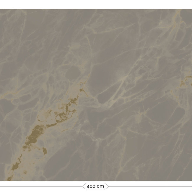 KEK Amsterdam Wallmural Gold Marble grey - div.afm.