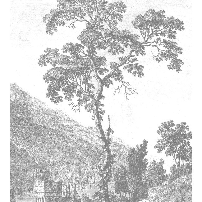 KEK Amsterdam Wallmural Engraved Landscape I - div.afm.