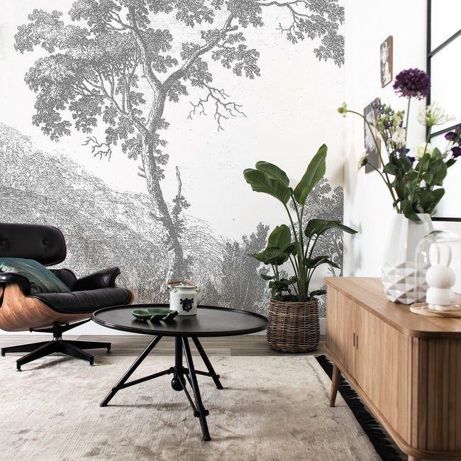 KEK Amsterdam Wallmural Engraved Landscape I - div.afm.