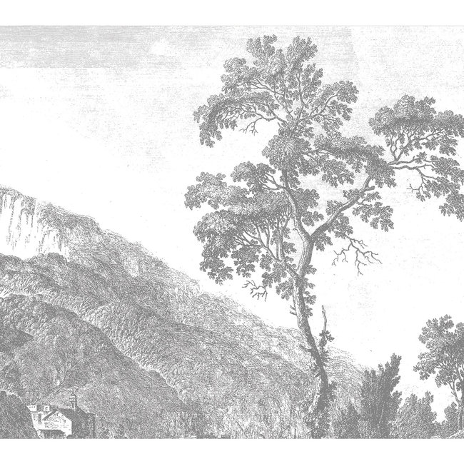 KEK Amsterdam Wallmural Engraved Landscape I - div.afm.