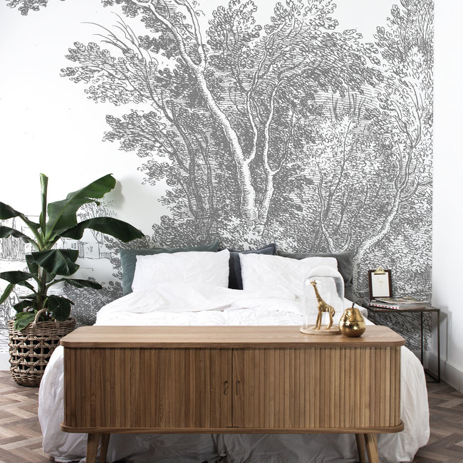 KEK Amsterdam Wallmural Engraved Landscape V - div.afm.