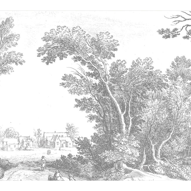 KEK Amsterdam Wallmural Engraved Landscape V - div.afm.