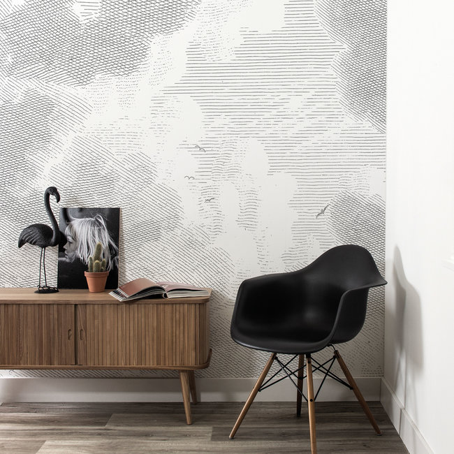 KEK Amsterdam Wallmural Engraved Clouds - div.afm.