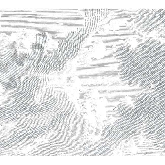 KEK Amsterdam Wallmural Engraved Clouds - div.afm.